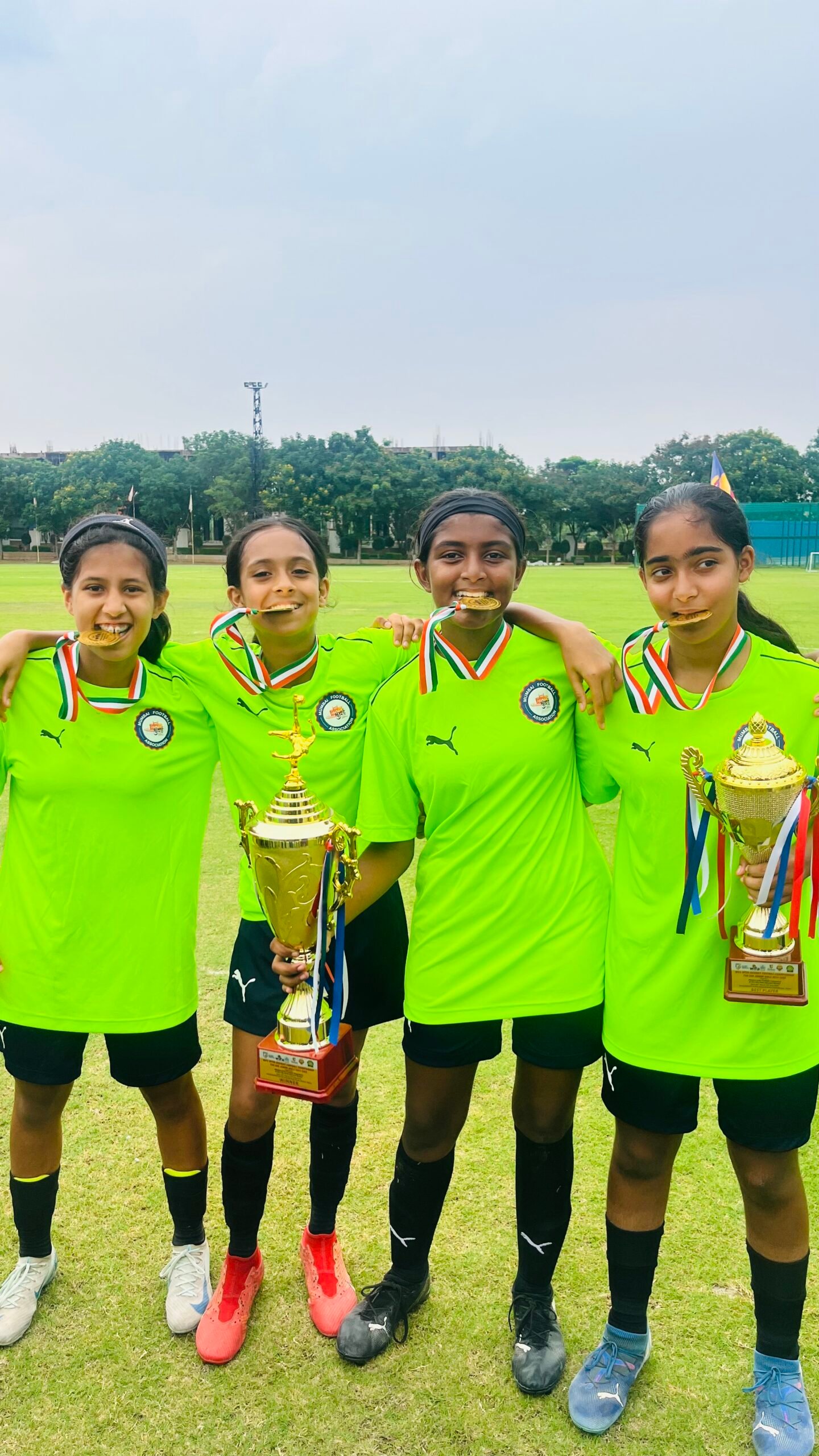 4 players at WIFA Sub Junior inter District representing Team Mumbai